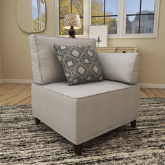 Flexible Slipcover Modular Seating - 1-Arm Unit