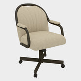 Chromcraft Bridges Collection KM189-KP01 Swivel Tilt Caster Casual Dining Chair