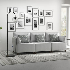 Flexible Slipcover Modular Seating - 2 Arm Unit + 1 Armless Chair