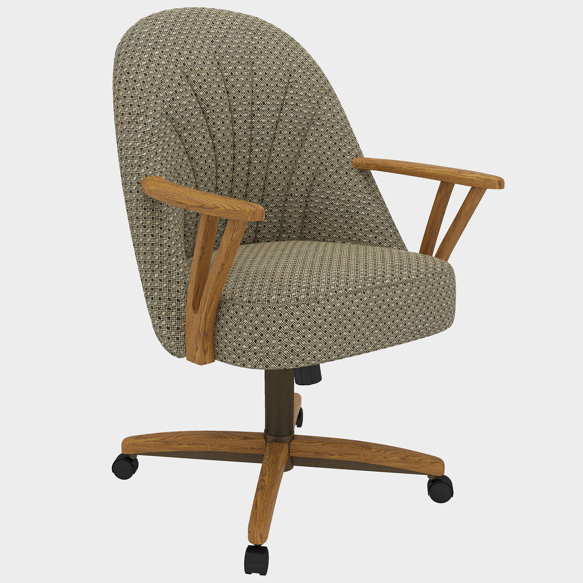 Chromcraft Dining™ CM127M Chair With 6115 Fabric