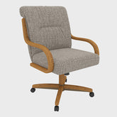Chromcraft Denton Collection CM179-C94 Caster Swivel Tilt Dining Chair