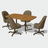 Chromcraft Landry Haywood Dining Set, Modern Dining, Contemporary Dining Decor