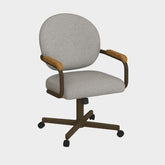 Chromcraft Chambers Collection CM362-C798 Swivel Tilt Caster Casual Dining Chair