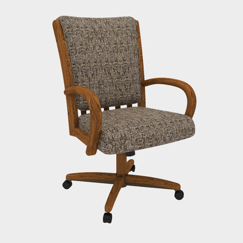 Chromcraft Dining™ Baylor Collection Quick Shipping Chair in Chestnut Finish: A Blend of Comfort and Functionality
