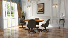 Chromcraft Landry Collection CM128-C946 Swivel Tilt Caster Casual Dining Chair