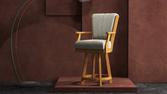 Chromcraft Cameron Collection CM178-CDS388 Swivel Bar Height Dining Stool