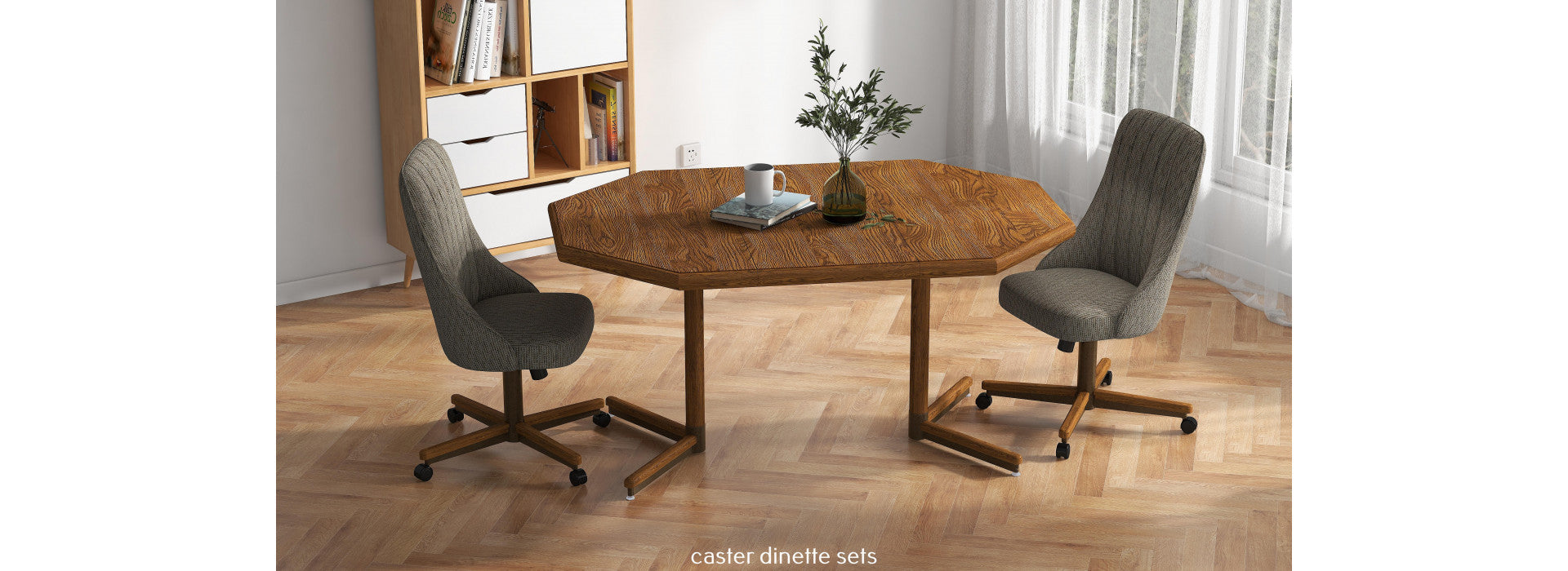 Discover Chromcraft's Swivel Tilt Caster Dining Sets – ChromcraftHome