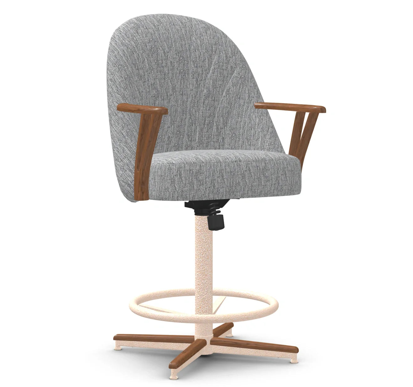 Chromcraft Bailey Collection CM127-CDS316 Swivel Tilt Counter Height Dining Stool