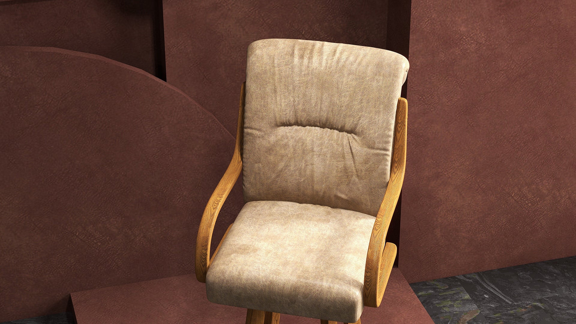 Denton Collection CM179-CDS388 Counter Chair: Modern Style Meets Royal Comfort