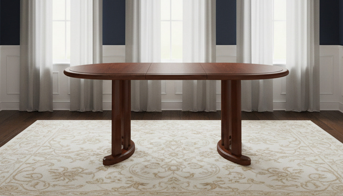 Harris Collection CD817-CD77 Extendable High Pressure Laminate Dining Table