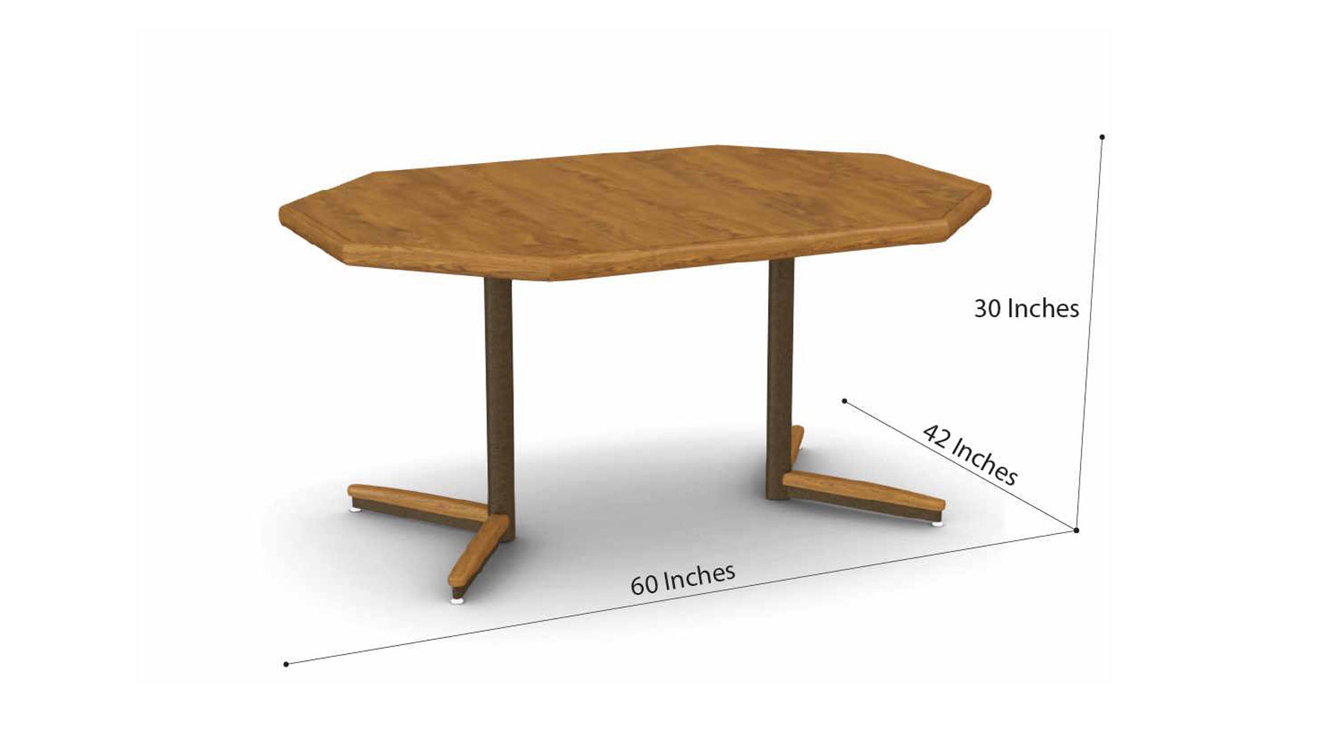 Chromcraft Hansford Collection CD154-C465 Dining Table