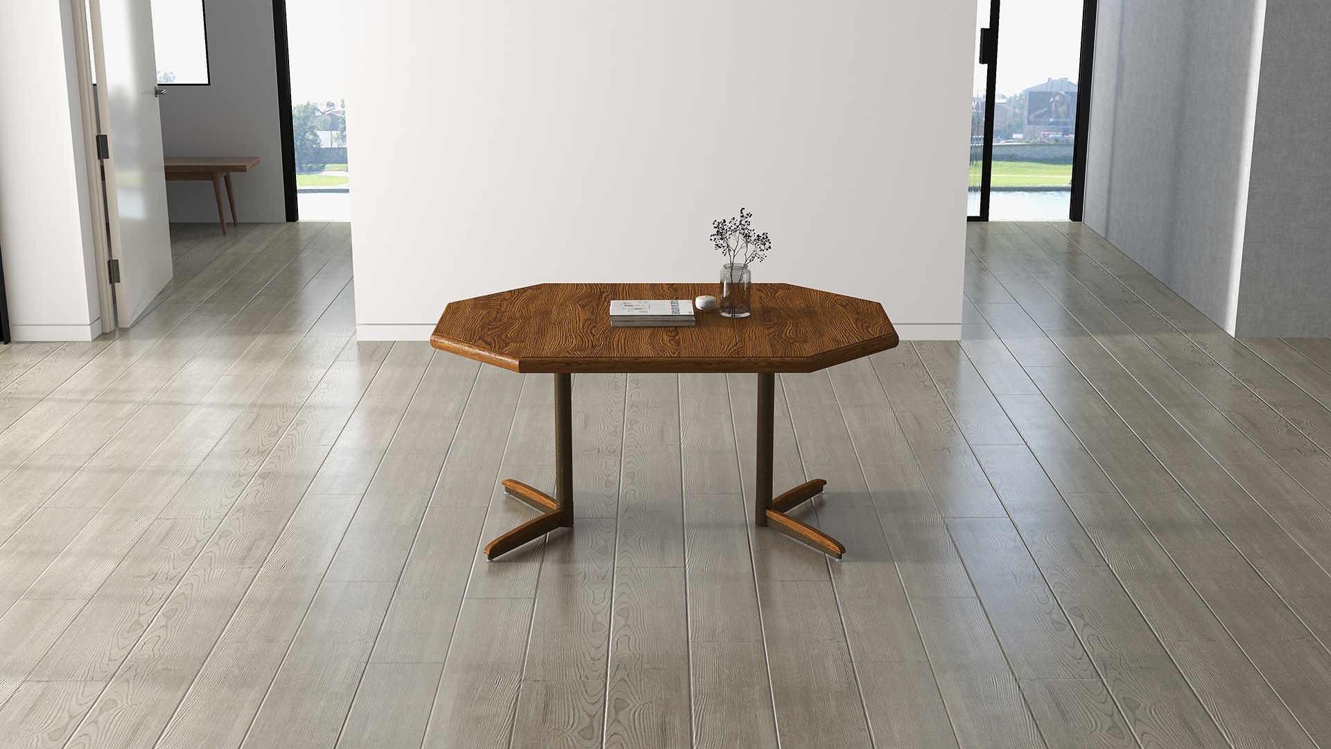 Chromcraft Hansford Collection CD154-DB38 Dining Table: This Modern Decor Transforms Your Space