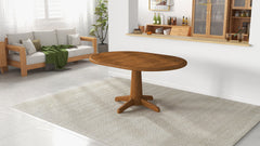 Harrison Collection CD4242-C4230 Extendable High Pressure Laminate Dining Table