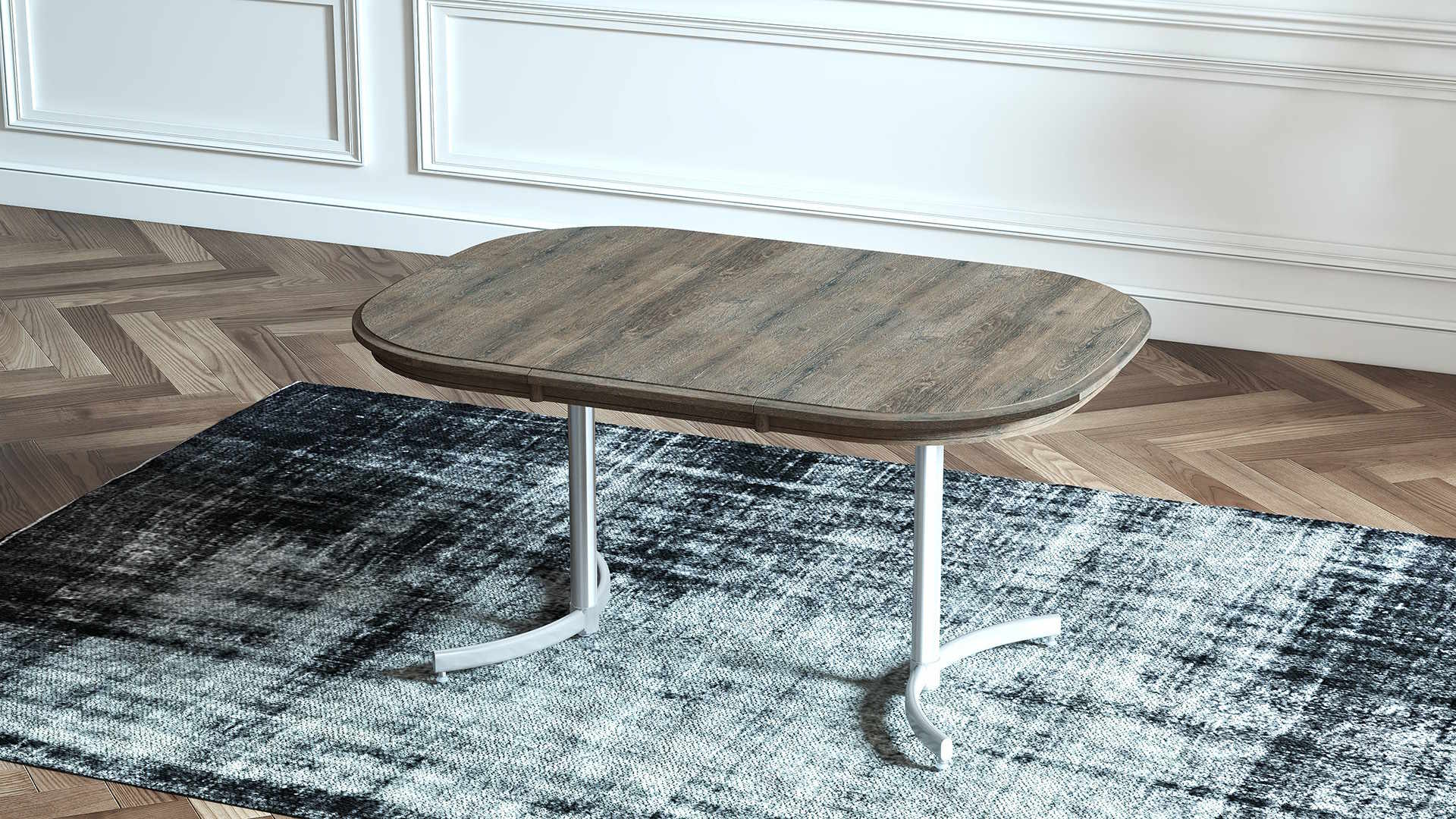 Kendall Collection KL324-KB01 Extendable High Pressure Laminate Dining Table