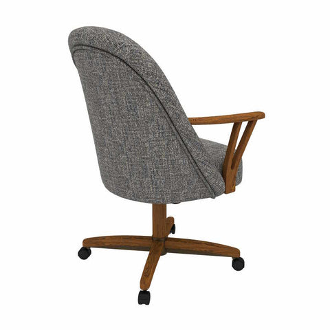 Chromcraft Bailey Collection CM127 Quick Shipping Chair in Chestnut Finish