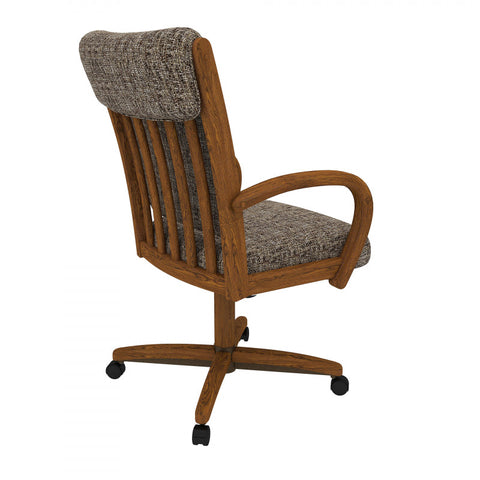 Chromcraft Baylor Collection CM177 Quick Shipping Chair in Chestnut Finish