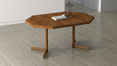 Hansford Collection CD154-C366 Extendable High Pressure Laminate Dining Table