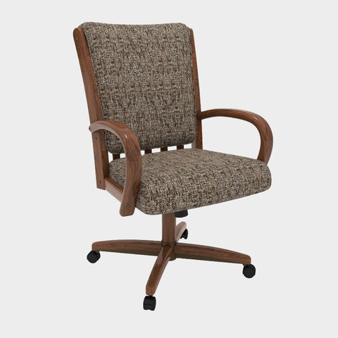 Chromcraft  Baylor Collection CM177 Quick Shipping Chair in Walnut Finish