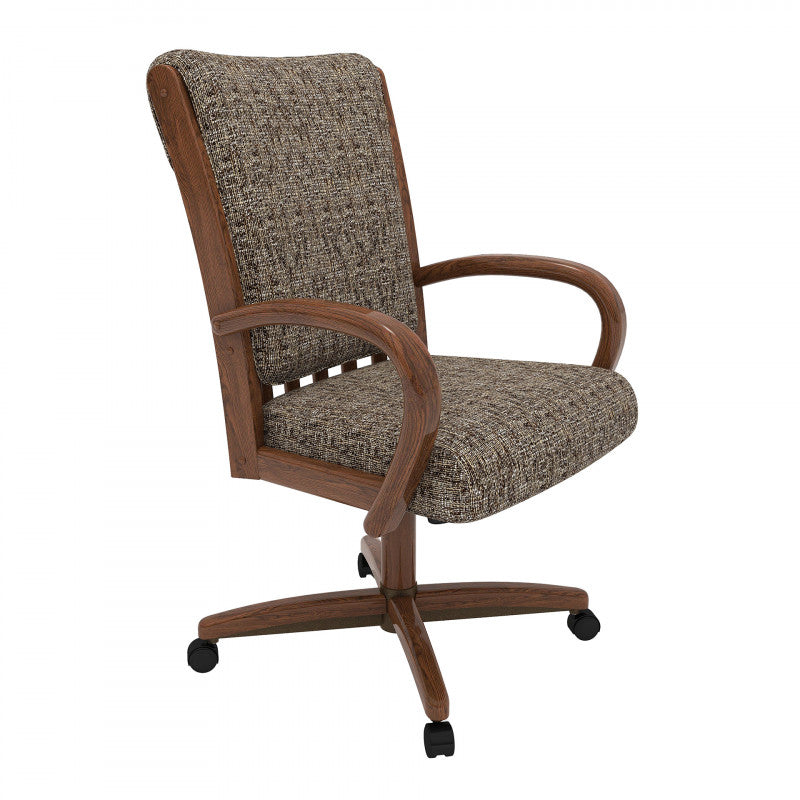 Chromcraft  Baylor Collection CM177 Quick Shipping Chair in Walnut Finish