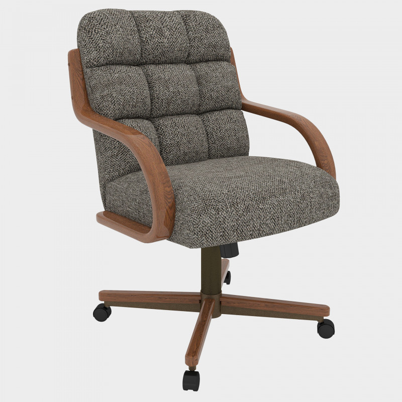 Chromcraft Dining™ CM117YW Chair With 5096 Fabric